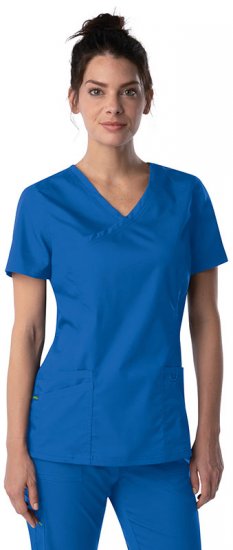 Women\'s ProFlex Mock Wrap Scrub Top by Landau