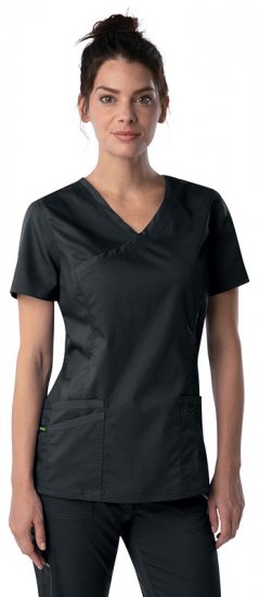 Women\'s ProFlex Mock Wrap Scrub Top by Landau